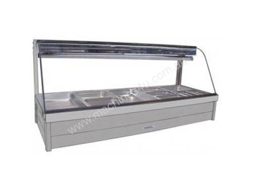Roband CFX25RD Curved Glass Cold Food Bar - Piped & Foamed Only