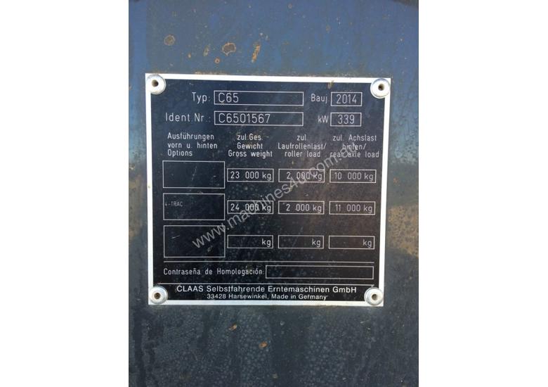 caption Claas Lexion 760TT Header(Combine) Harvester/Header