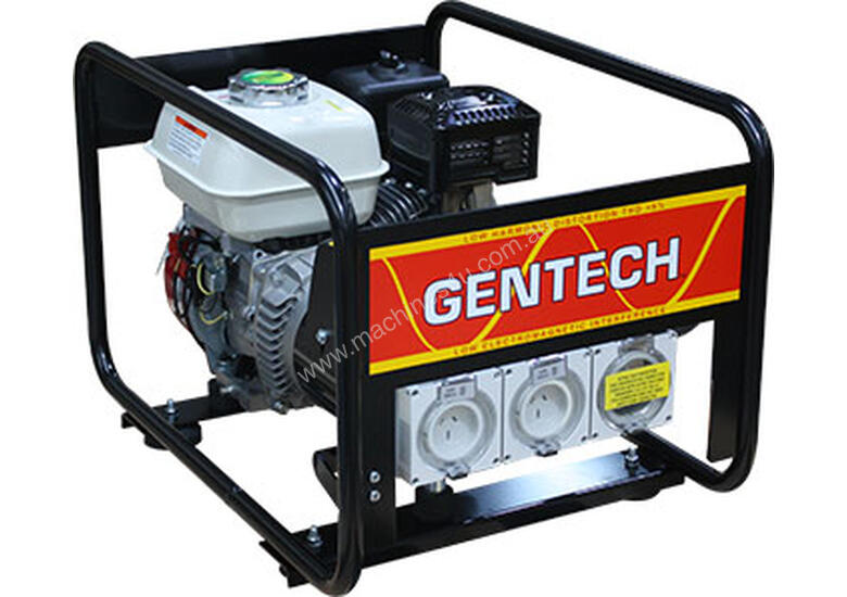 caption 3.4kVA Gentech Petrol Generator