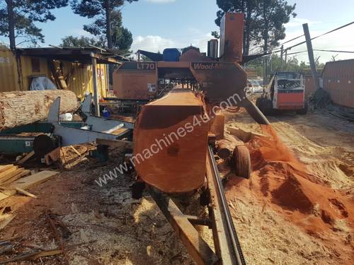 Woodmizer LT70 sawmill operation