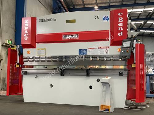 New 3200mm x 135Ton eBend CNC Pressbrake, Laser Guards, Tooling at a Knockout Price