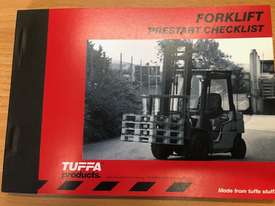 Forklift Prestart check list book - picture0' - Click to enlarge