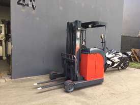 Linde R14 Ride on Reach Forklift Truck Refurbished & Repainted (Container Mast Entry) - picture0' - Click to enlarge