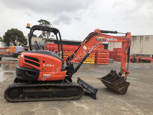 Used 2016 Kubota U55 5 Tonne Excavator for sale, 1604.00 hrs, Sydney NSW