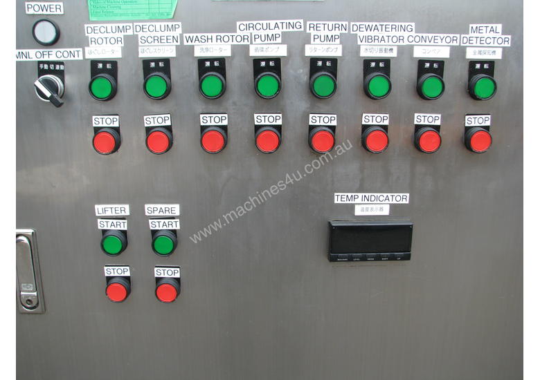 Industrial Raisin Dried Fruit Washer Declumper Singulator 