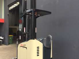 Crown RR5200 Stand on Reach Forklift Truck Refurbished & Repainted - picture2' - Click to enlarge