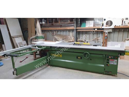 Workshop panel saw for large sheeting and long rips - 3 phase