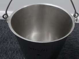 Stainless Steel Tapered Bucket. - picture1' - Click to enlarge