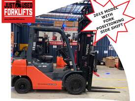 TOYOTA 8FG25 61652 2.5 TON 2500 KG CAPACITY LPG GAS FORKLIFT 4500 MM 2 STAGE DELUXE - picture0' - Click to enlarge