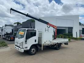 2013 ISUZU NPR 400 - Service Trucks - Truck Mounted Crane - Tray Truck - Tray Top Drop Sides - picture0' - Click to enlarge