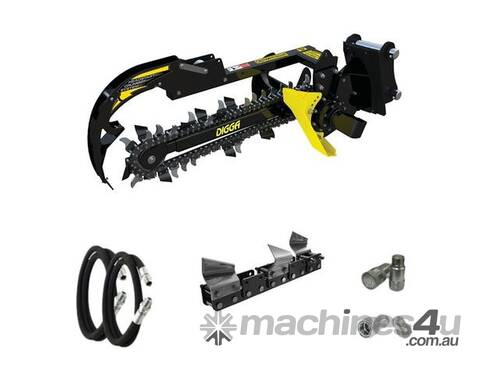 Digga Bigfoot XD Trencher 900mm and 1200mm for Excavators up to 8T