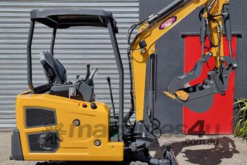 1.8T Mini Excavator AE18SE-I W/ Hydraulic Quick Hitch, Expandable Tracks + Dozer Blade