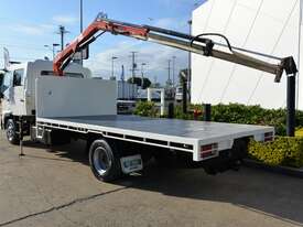 2012 HINO FD 500 - Tray Truck - Dual Cab - Truck Mounted Crane - picture1' - Click to enlarge