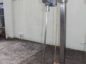 Slow Speed Top Entry Mixer with Floor Mounting Stand. - picture0' - Click to enlarge