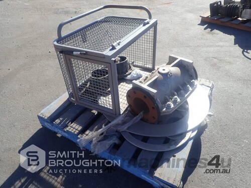 PALLET COMPRISING OF ELAST-O-VALVE, ATTACHMENTS & METAL CAGE