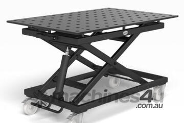 Mobile lifting table 500 kg incl. Perforated plate 1200x800x15