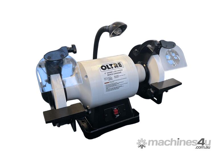 caption 200mm (8?) 1HP Low Speed Bench Grinder OT-BG-200 by Oltre