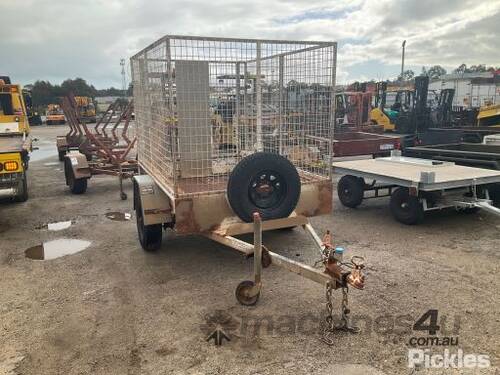 Custom Built Single Axle Cage Trailer