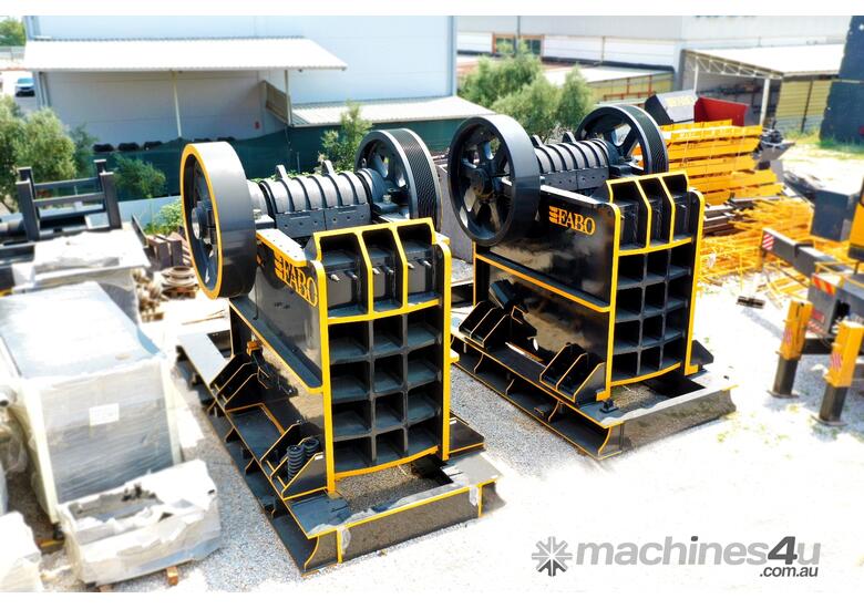 caption FABO JAW CRUSHER
