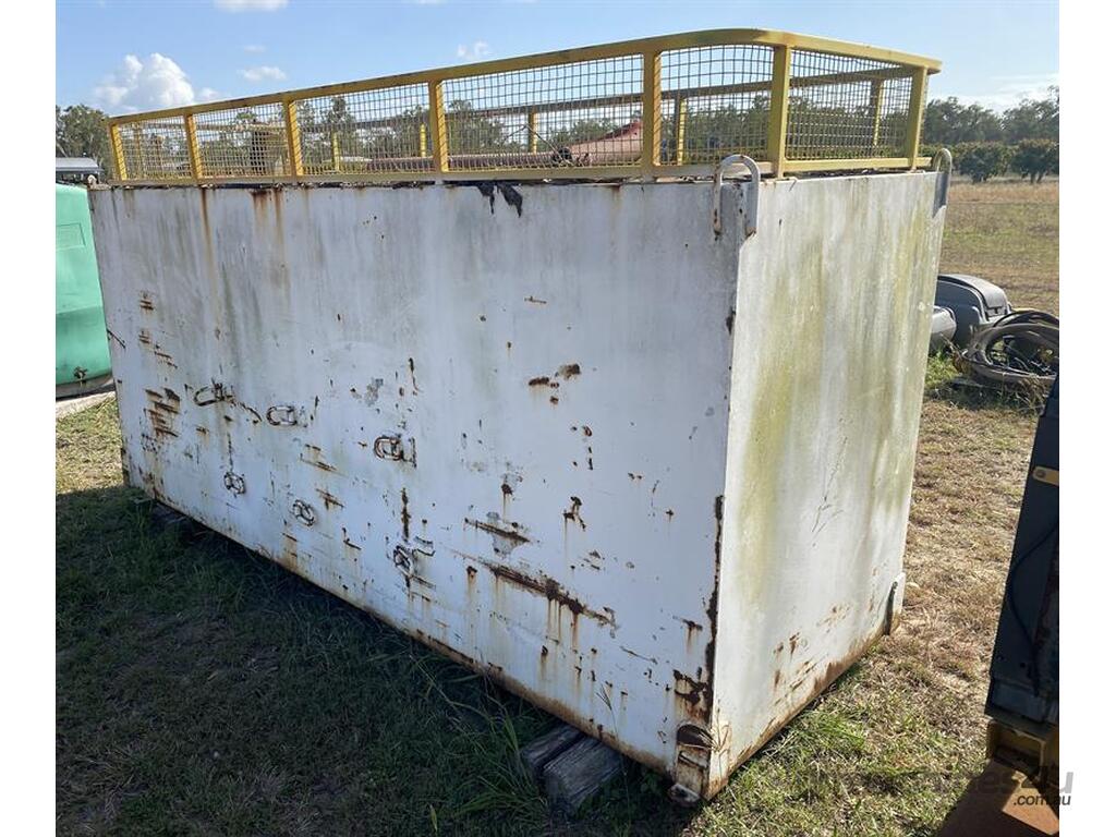 Used Steel Tank with Storage Cage in Bathurst, NSW