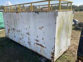 Steel Tank with Storage Cage - picture1' - Click to enlarge