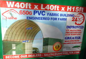 New 12m x 12m Container Shelter Workshop Igloo Dome New 12m x 12m Container Shelter Workshop Igloo Dome