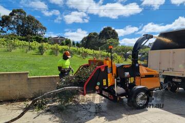 Forst ST8D - Trailer Mounted 8-inch Wood Chipper