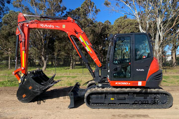 Kubota KX080 Tracked-Excav Excavator