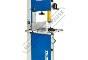 BP-430A Wood Band Saw 2 Blade Speeds - 488 & 1010m/min & Includes Automatic Electronic Motor Braking