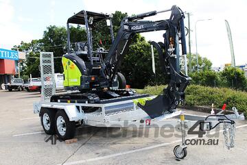 Achilles A28S Mini Excavator Trailer Package