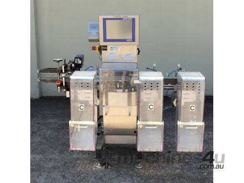 Checkweigher with Air Jet Rejector