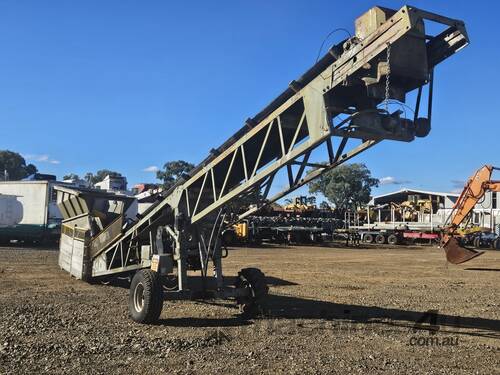 caption 30ft feed bin conveyor