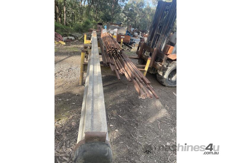 caption Drill rods and bits