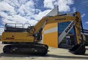 Shantui Excavator - 21.9T | Steel Tracks, Air Con, Enclosed Cabin & ROPS |Cummins Engine