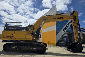 Shantui Excavator - 21.9T | Steel Tracks, Air Con, Enclosed Cabin & ROPS |Cummins Engine