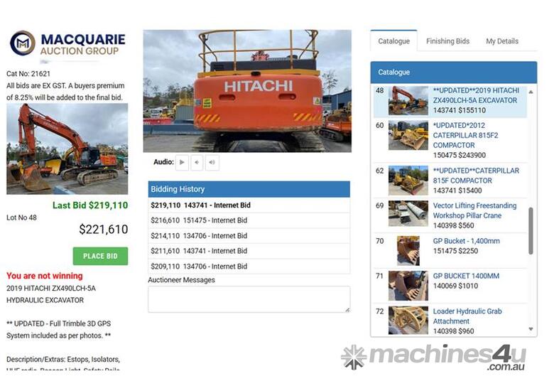 ONLINE BIDDING WITH LIVE AUCTIONEER AUDIO 