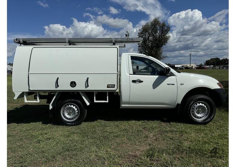 caption Mitsubishi Triton 4x2 Single Cab Traytop Ute