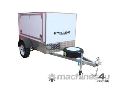 caption Pantech Aluminium Luggage Trailers – Customizable Sizes (6x4 to 12x6)