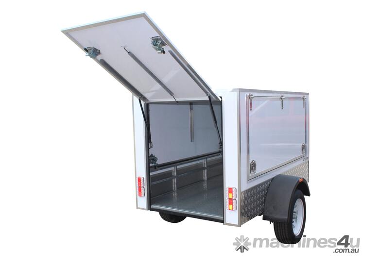 caption Pantech Aluminium Luggage Trailers – Customizable Sizes (6x4 to 12x6)