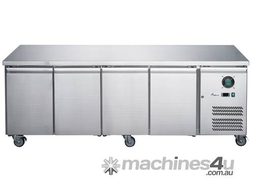 FED-X S/S Four Door Bench Fridge - XUB6C22S4V