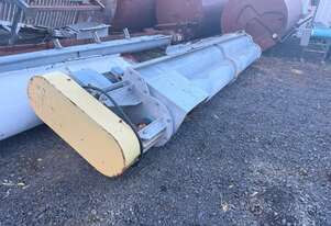 Conveyor Screw Type keyway 4.1m Long x 320mm Dia with Sew gearbox and motor