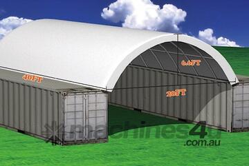 20ft x 40ft Container Shelter - No End Wall 20ft x 40ft Container Shelter - No End Wall