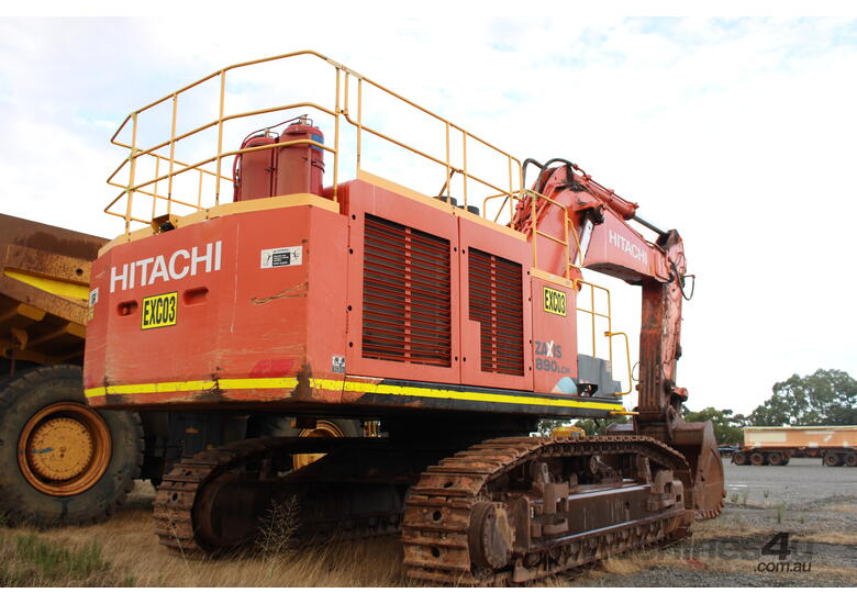 caption 2018 HITACHI ZAXIS 890 LCH HYDRAULIC EXCAVATOR