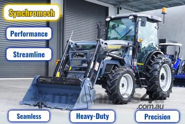 Trident Plus Synchromesh Model 50HP 4WD A/C Cabin Tractor with 4-in-1 Bucket (3,150kg Gross Weight)