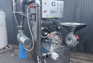 Stainless Steel Vacuum Cyclone Hammer Mill Grinder Rotary Valve WF20B