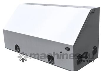 4 Drawer Fully Enclosed Truck Tool Box 1500Mm (White)