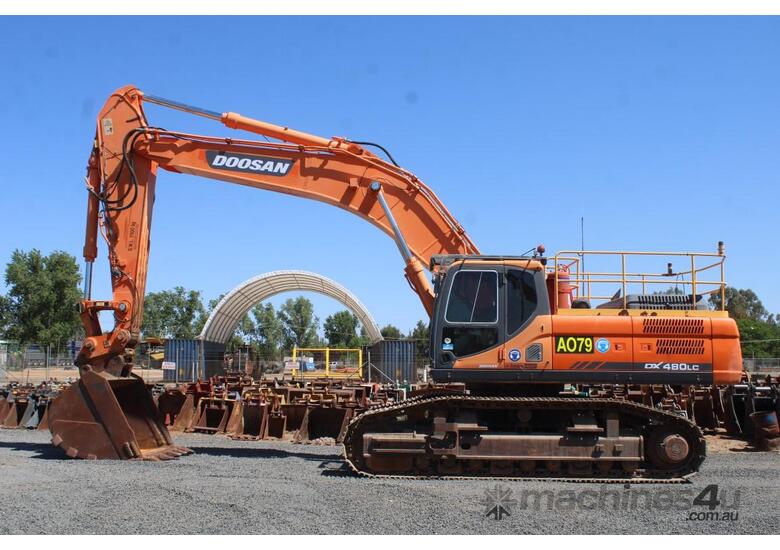 caption 2012 Doosan DX480LC