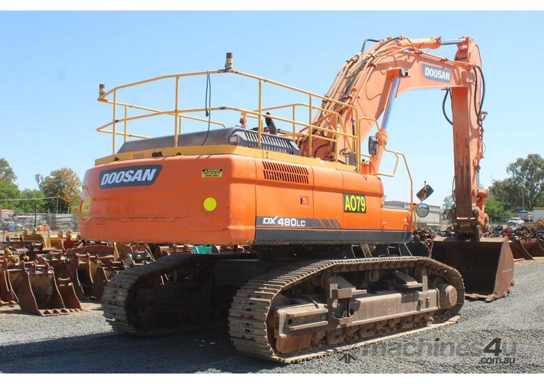 caption 2012 Doosan DX480LC