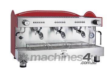 Bezzera 3L Red 3 Group Professional Espresso Machine Bzb2016R3De