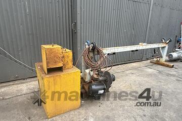 3450mm long Pipe rotator welding weld rotation motorised 34HP 3 phase